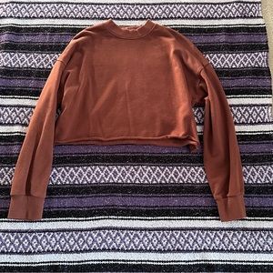 Cropped sweatshirt